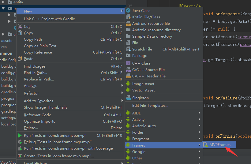 基于 Android Studio Template 开发一款 MVP 代码自动生成模板 · Qu